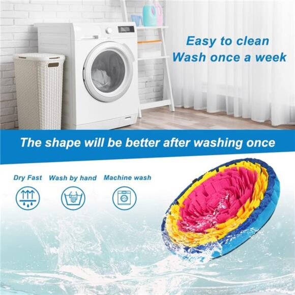 Snuffle Mat for Dogs, Interactive Dog Enrichment Toys for Boredom and Sniff Mat - Picture 5 of 7